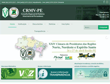 Tablet Screenshot of crmvpe.org.br
